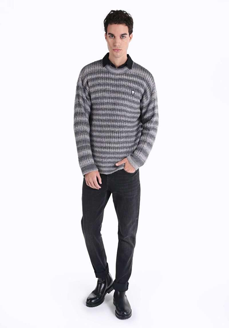 Показати інформацію про Светр Чоловічий Сірий  Cl1065907