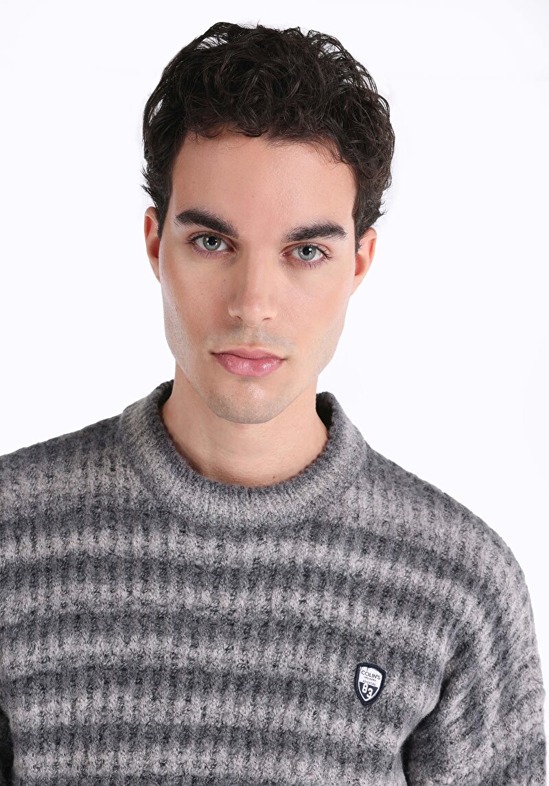 Показати інформацію про Светр Чоловічий Сірий  Cl1065907