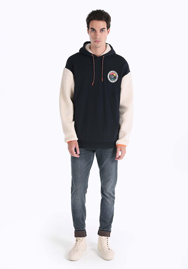 Показати інформацію про Толстовка Чоловіча Синя  Cl1066050