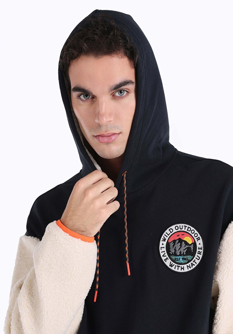 Показати інформацію про Толстовка Чоловіча Синя  Cl1066050