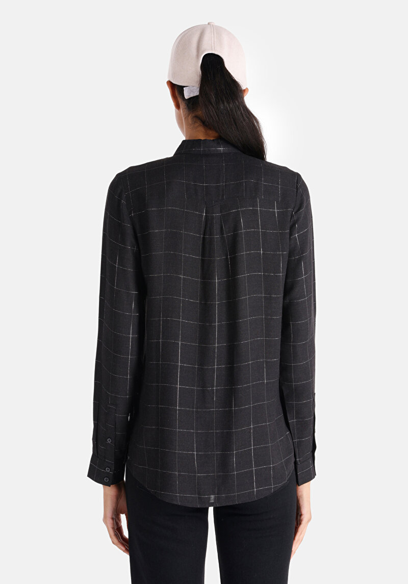 Зображення Сорочка З Довгим Рукавом Жіноча Чорна Cl1065002