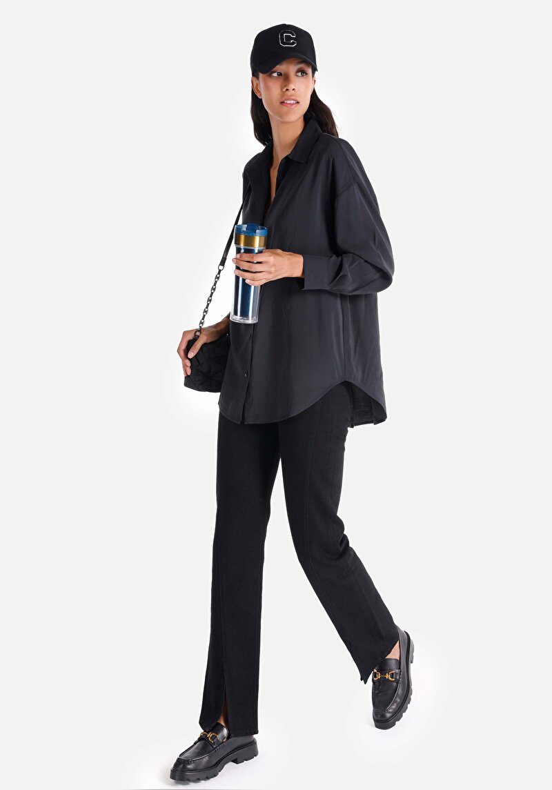 Показати інформацію про Сорочка З Довгим Рукавом Жіноча Сіра  Cl1065522