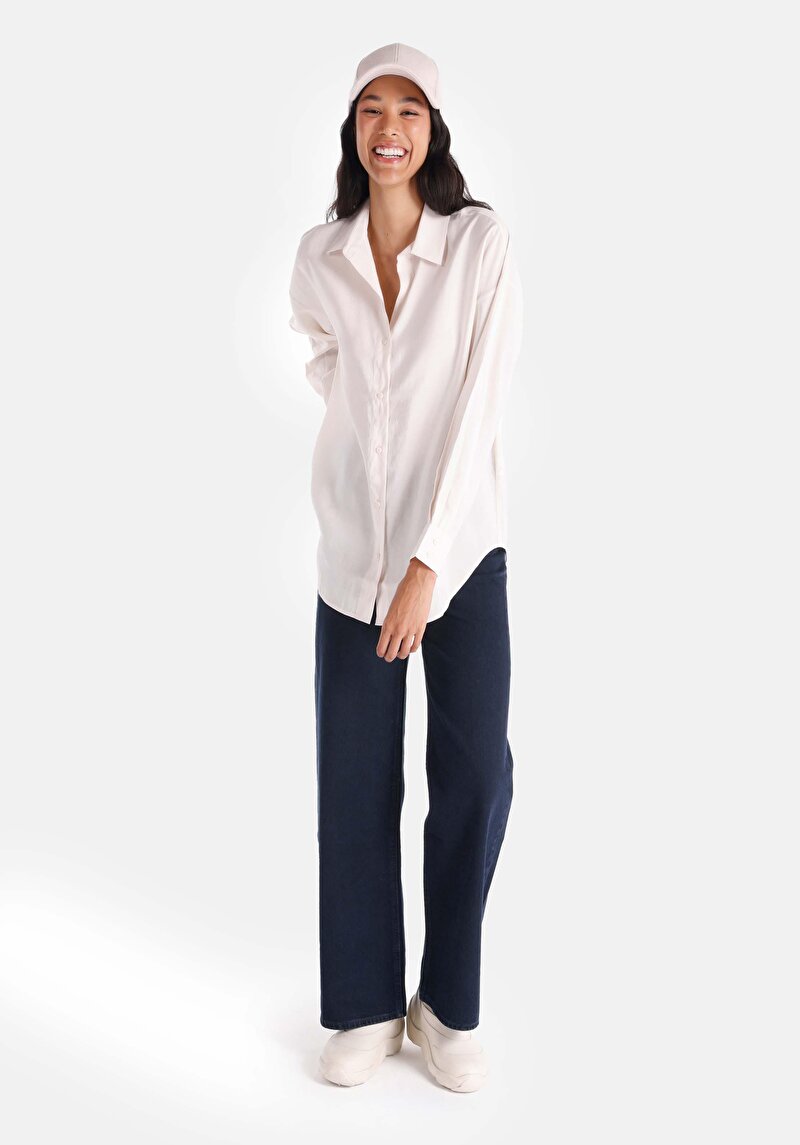 Зображення Сорочка З Довгим Рукавом Жіноча Бежева Cl1065522