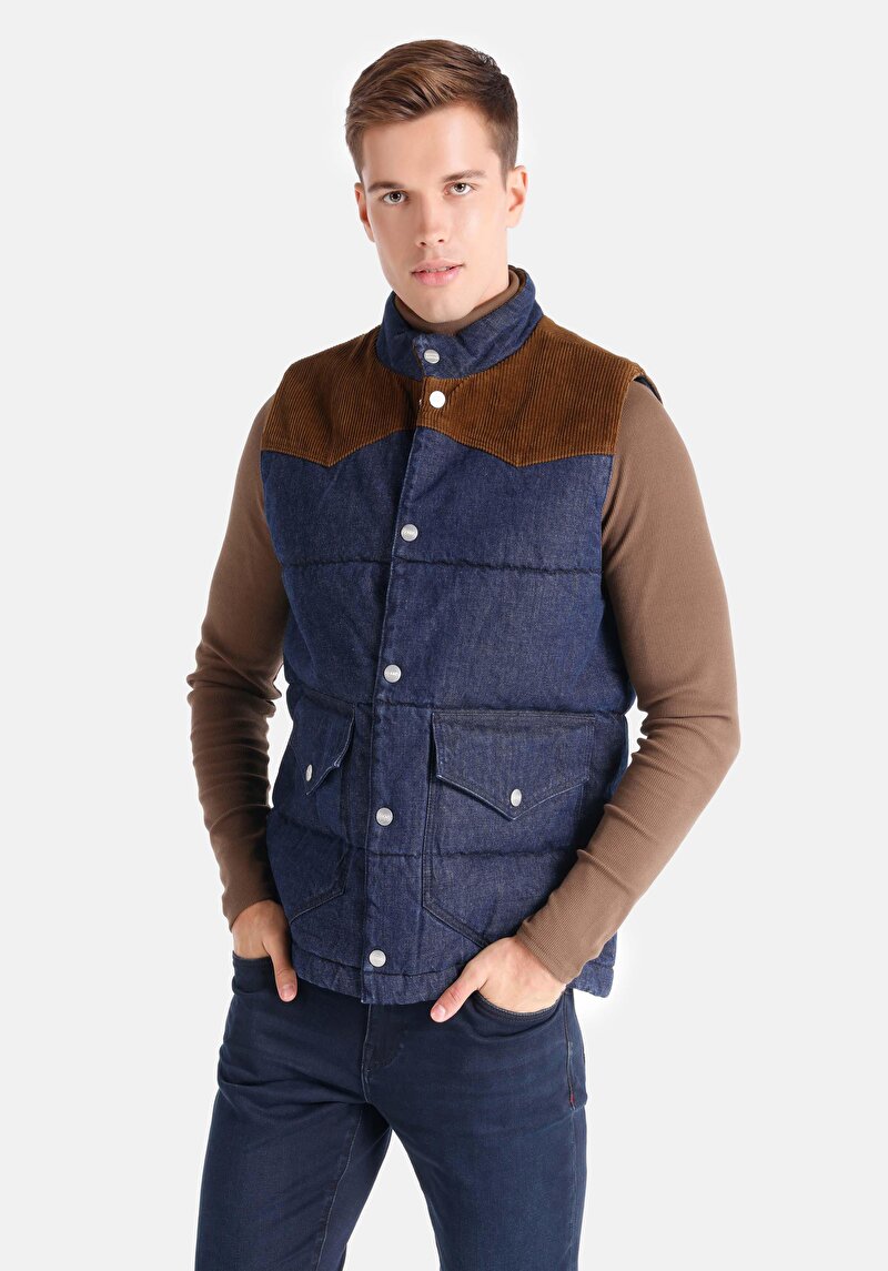 Зображення Жилет Чоловічий Блакитний  Cl1065473