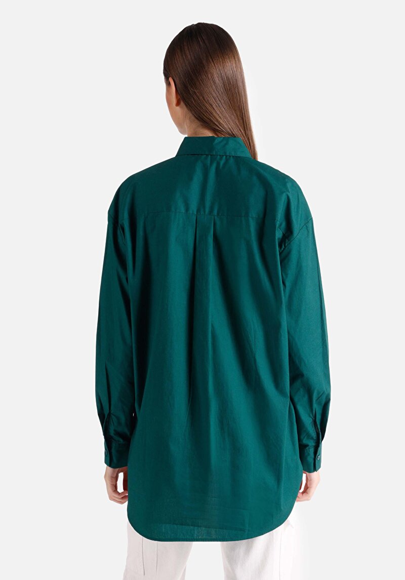 Показати інформацію про Сорочка З Довгим Рукавом Жіноча Зелена  Cl1065852