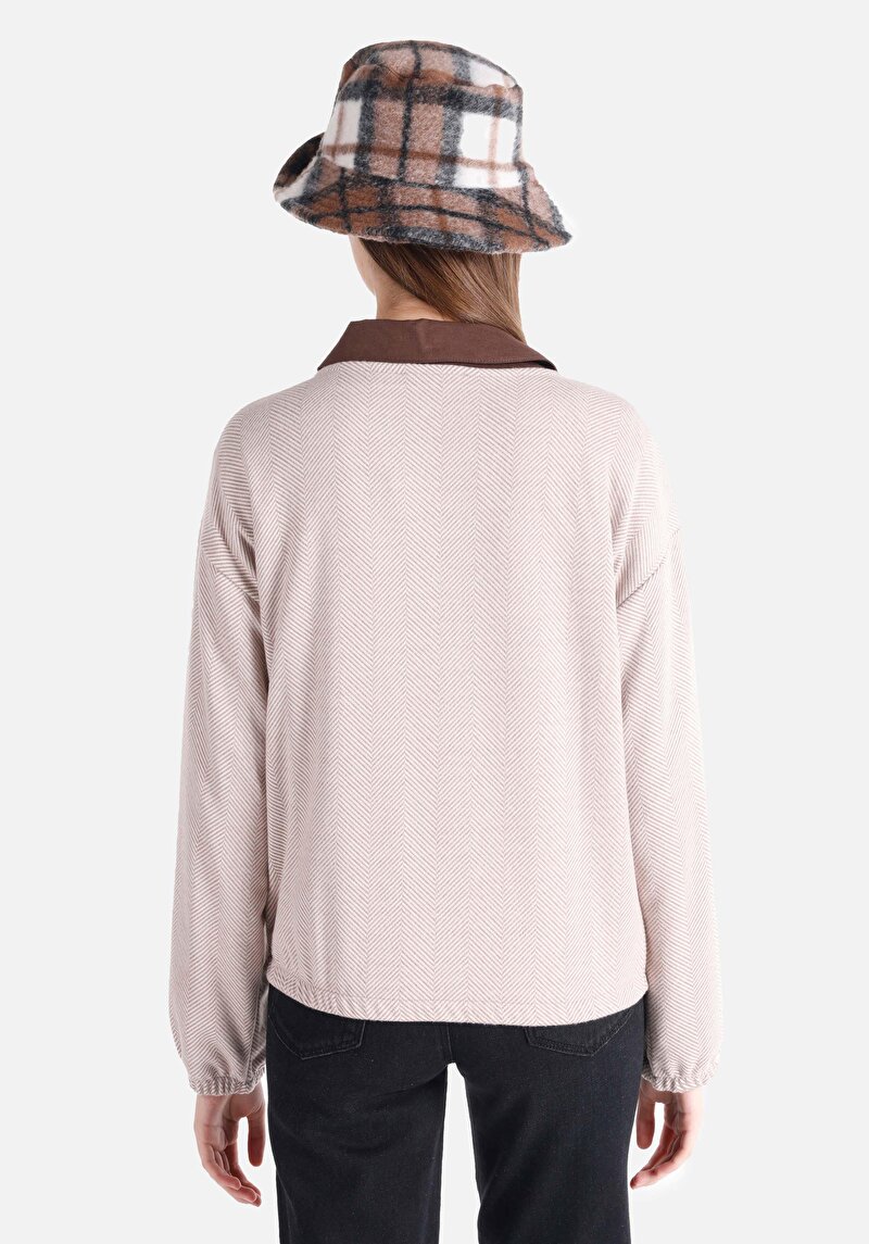 Показати інформацію про Футболка З Довгим Рукавом Жіноча Бежева  Cl1065929