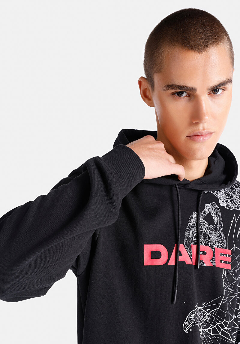 Показати інформацію про Толстовка Чоловіча Чорна  Cl1064893