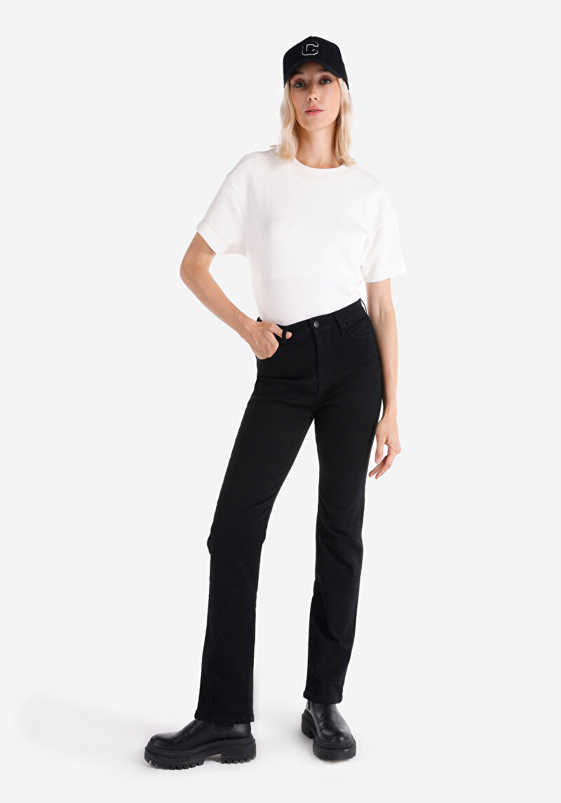 Показати інформацію про 792 Mila Джинси Жіночі  Класичного Крою Cl1065659