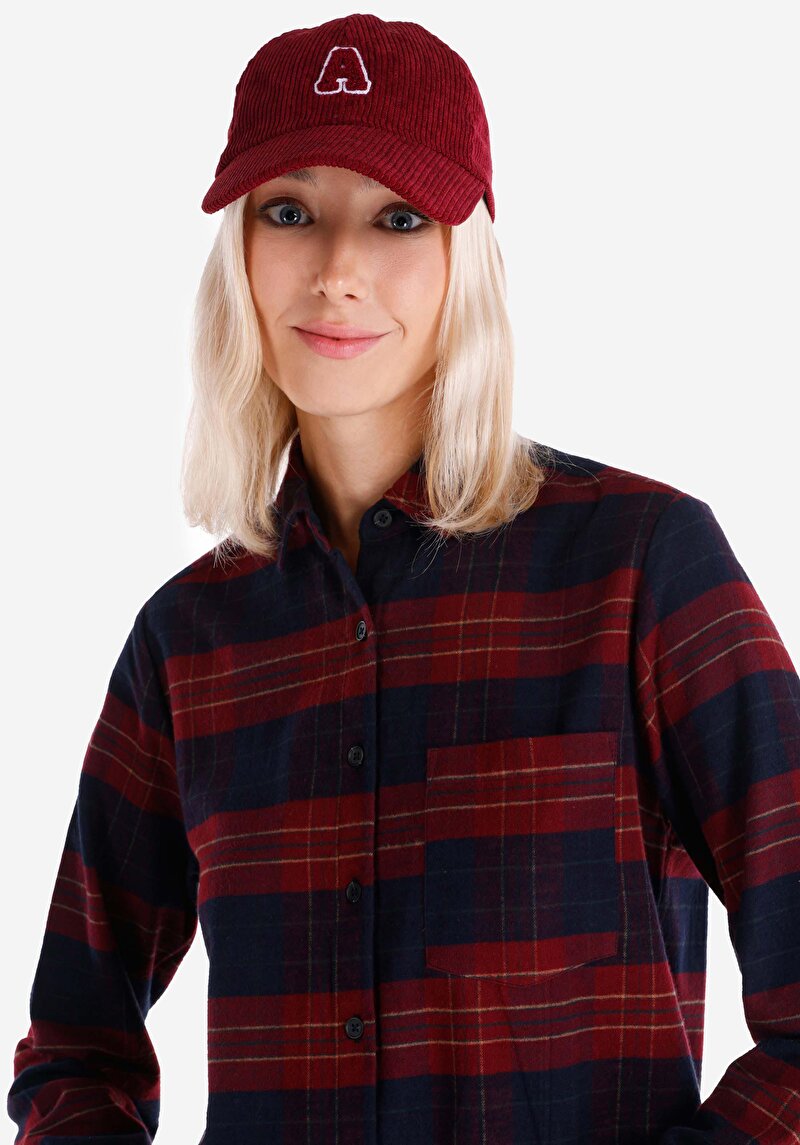 Показати інформацію про Сорочка З Довгим Рукавом Жіноча Бордова  Cl1065844