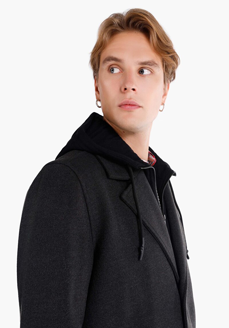 Показати інформацію про Пальто Чоловіче Сіре  Cl1064550