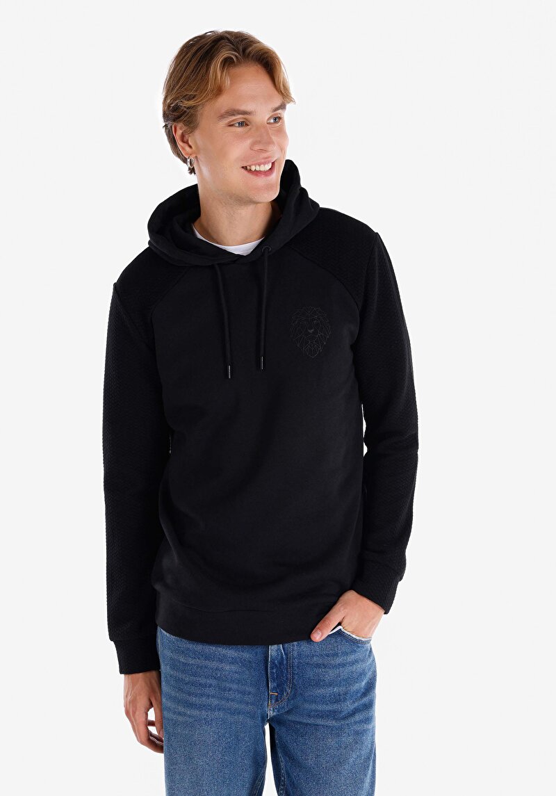 Зображення Футболка З Довгим Рукавом Чоловіча Чорна  Cl1066047