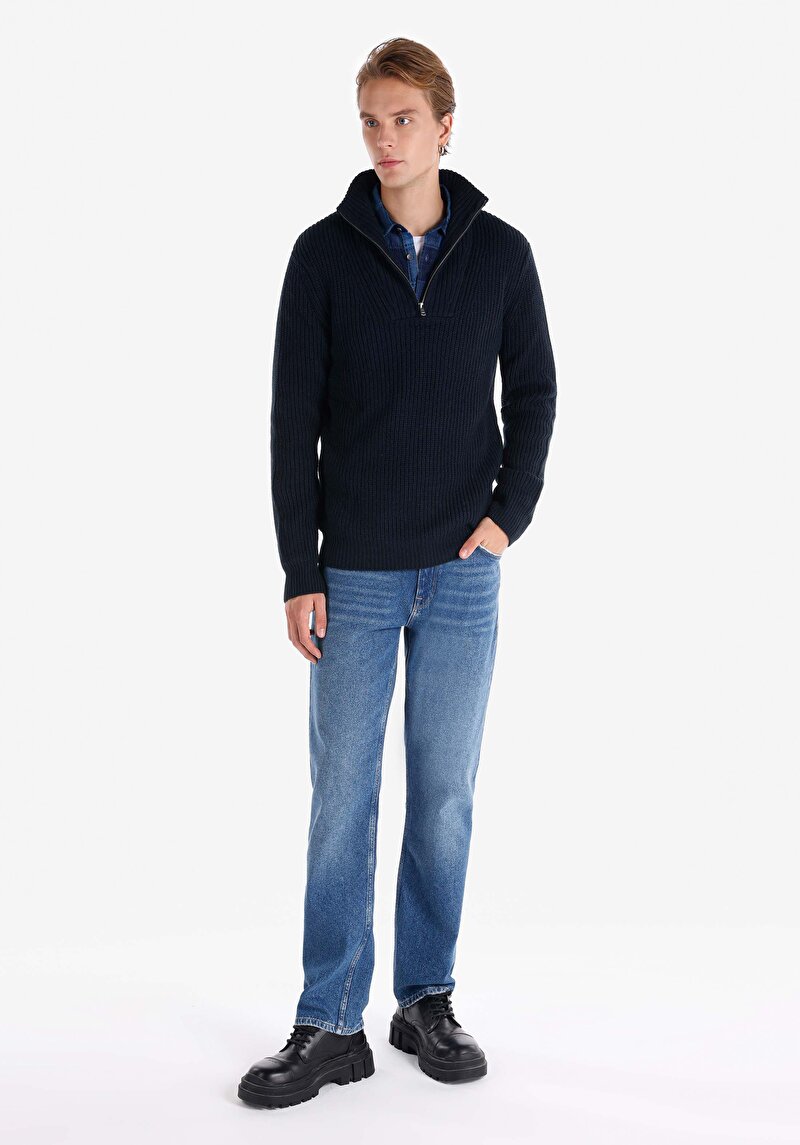 Показати інформацію про Светр Чоловічий Синій  Cl1066411