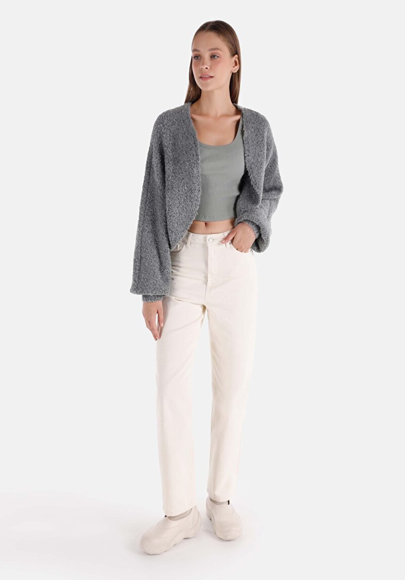 Показати інформацію про Кардиган Жіночий Сірий  Cl1065265