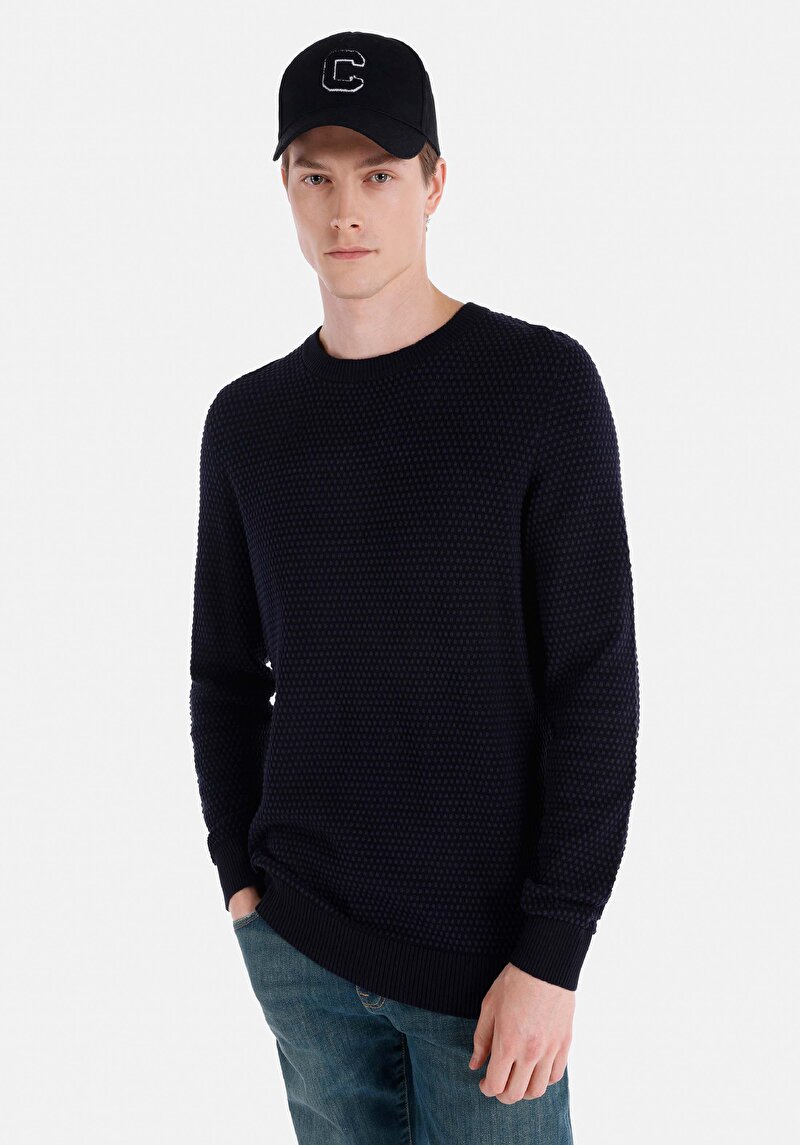 Зображення Светр Чоловічий Синій Cl1065803