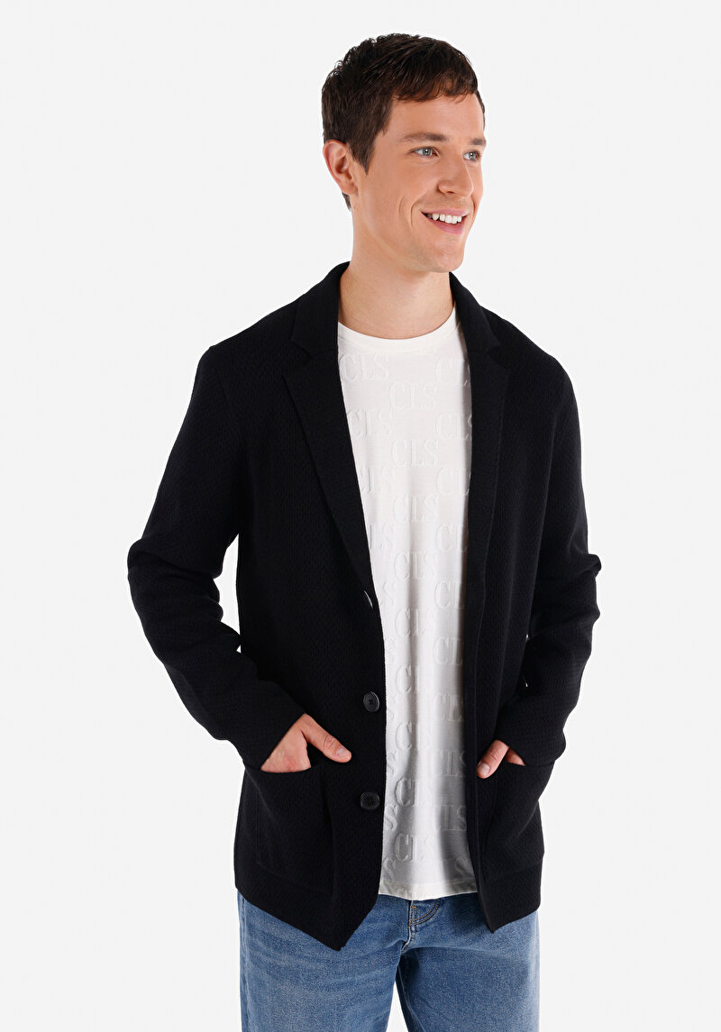 Зображення Кардиган Чоловічий Чорний  Cl1054932