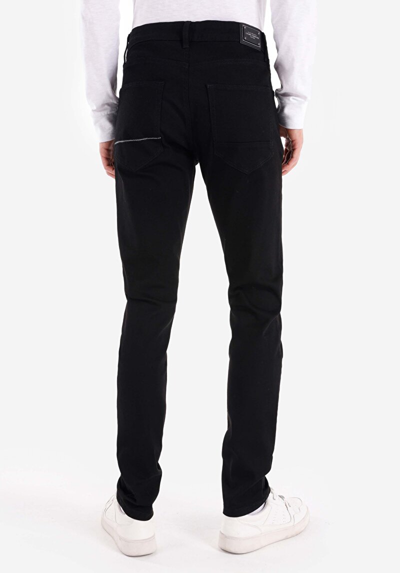 Зображення 044 Karl Джинси Чоловічі Чорні Прямого Крою Cl1068533