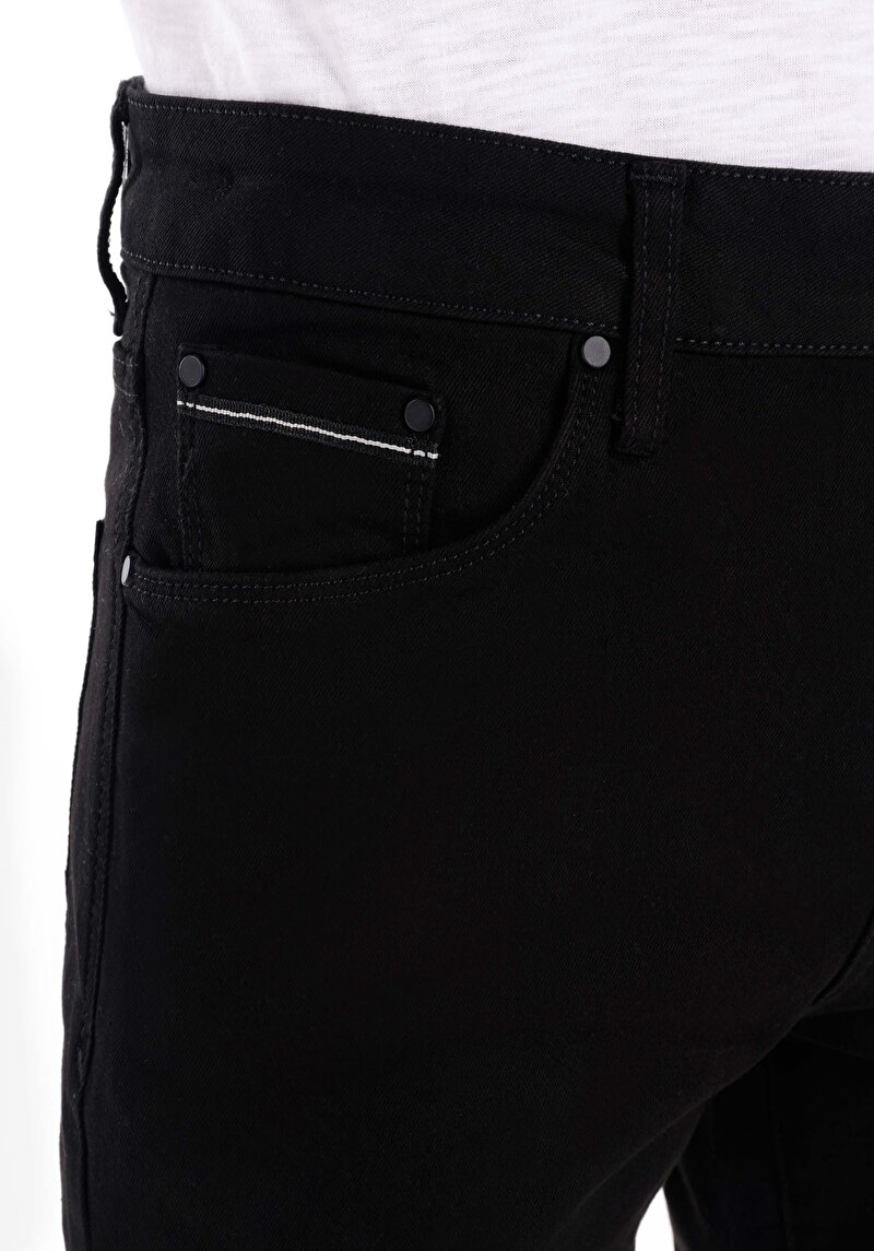 Показати інформацію про 044 Karl Джинси Чоловічі Чорні Прямого Крою Cl1068533