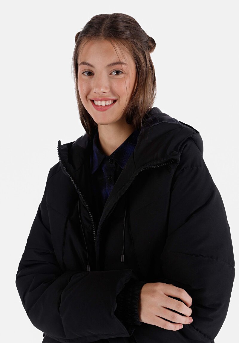 Показати інформацію про Куртка Жіноча Чорна  Cl1065776