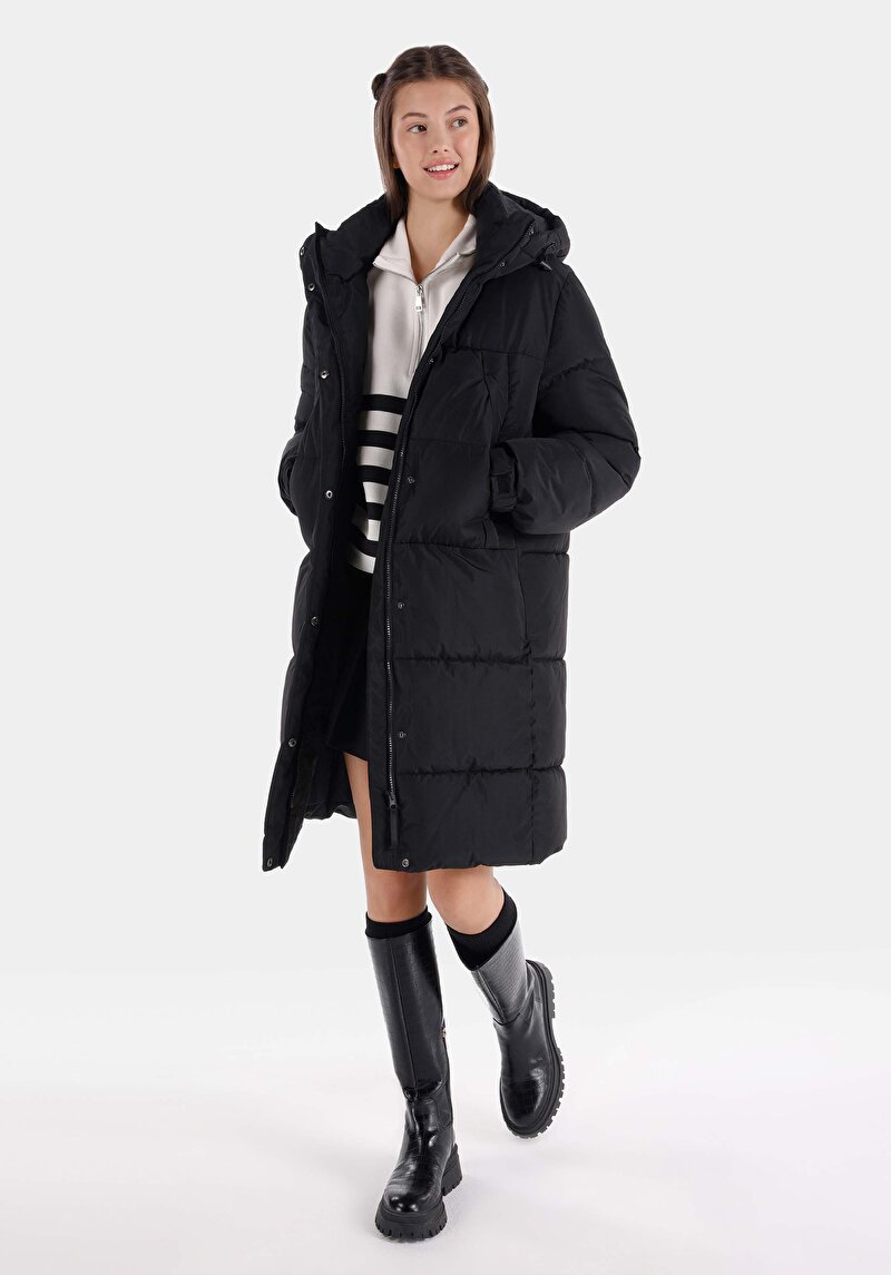 Зображення Пальто Жіноче Чорне Cl1065789