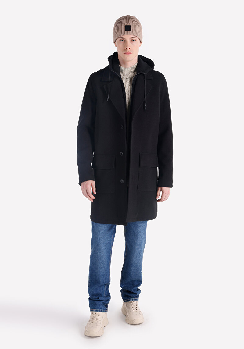 Показати інформацію про Пальто Чоловіче Чорне  Cl1064550