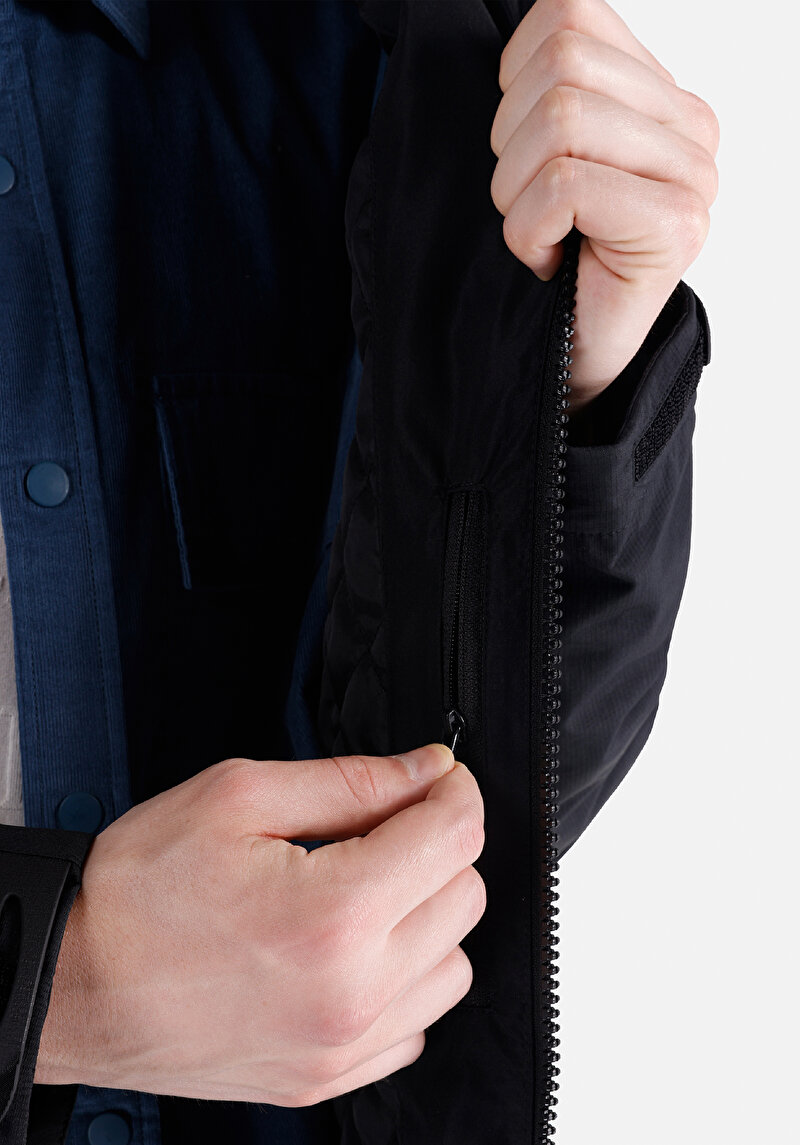 Показати інформацію про Пальто Чоловіче Чорне  Cl1055622