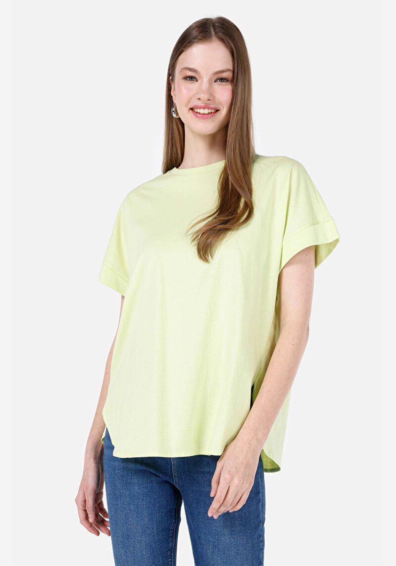 Зображення Футболка З Коротким Рукавом Жіноча Зелена  Cl1069160
