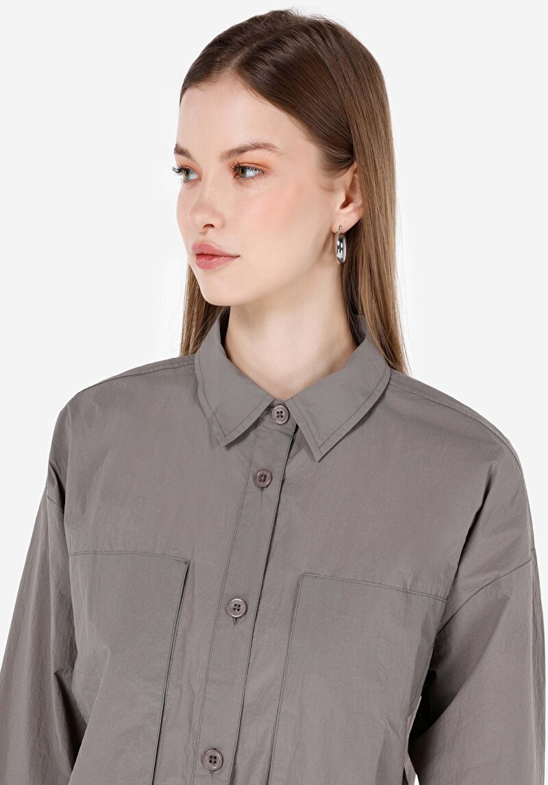 Зображення Сорочка З Довгим Рукавом Жіноча Зелена Cl1068080