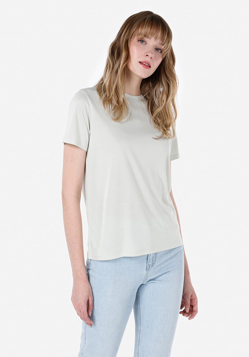 Зображення Футболка З Коротким Рукавом Жіноча Зелена  Cl1063418