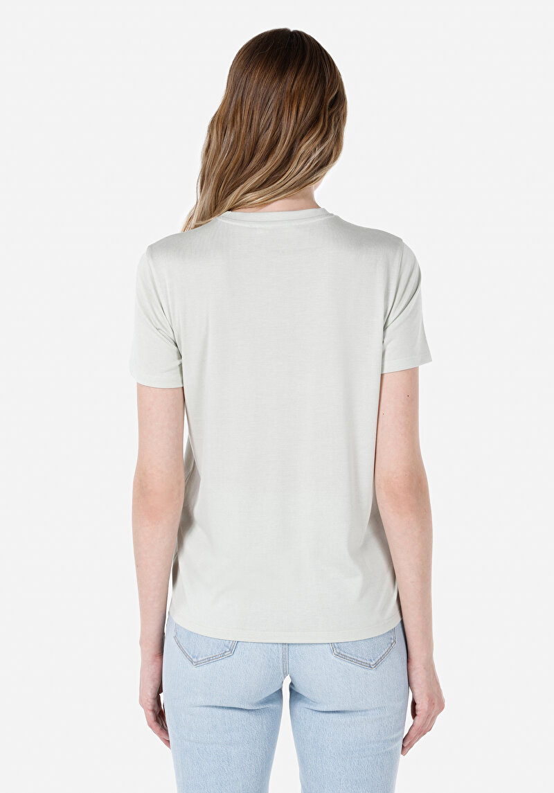 Показати інформацію про Футболка З Коротким Рукавом Жіноча Зелена  Cl1063418