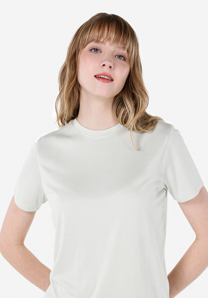 Показати інформацію про Футболка З Коротким Рукавом Жіноча Зелена  Cl1063418