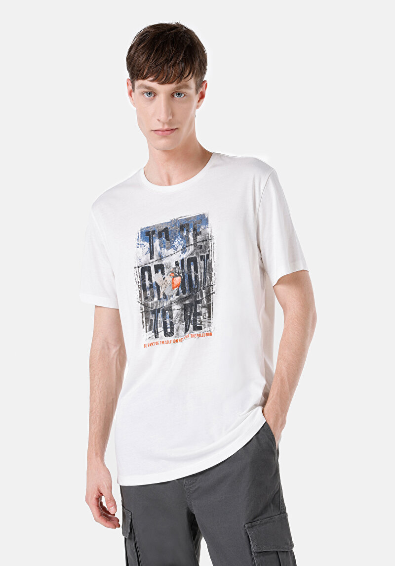 Зображення Футболка З Коротким Рукавом Чоловіча Біла  Cl1066562