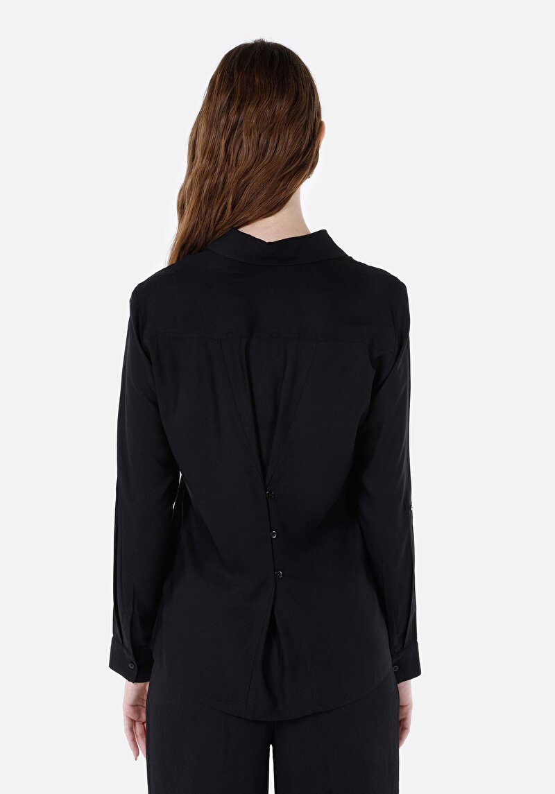 Зображення Сорочка З Довгим Рукавом Жіноча Чорна Cl1066570