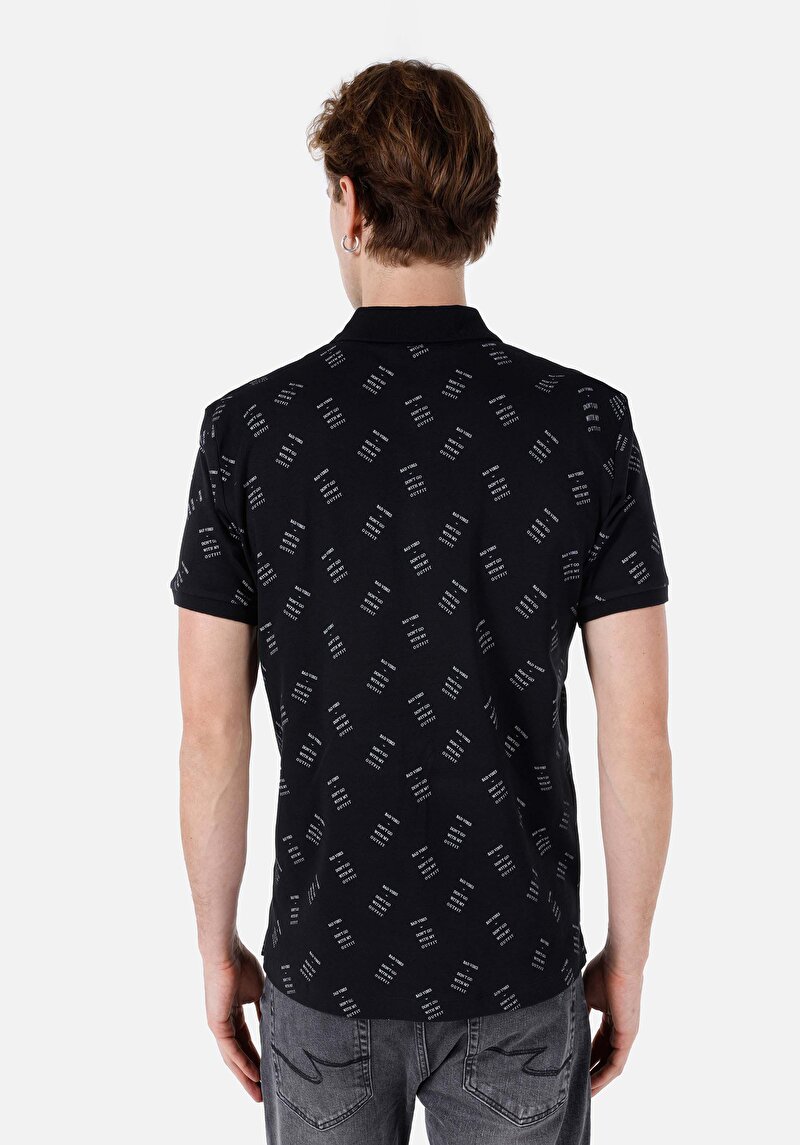 Показати інформацію про Поло З Коротким Рукавом Чоловіче Чорне  Cl1066737