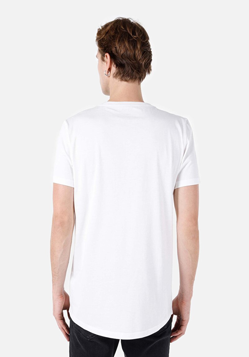 Показати інформацію про Футболка З Коротким Рукавом Чоловіча Біла  Cl1066757