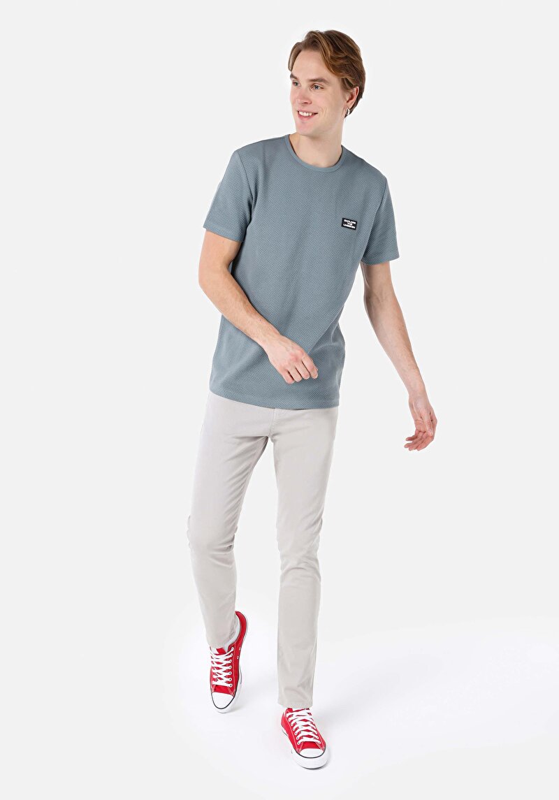 Показати інформацію про Футболка З Коротким Рукавом Чоловіча Зелена  Cl1066782