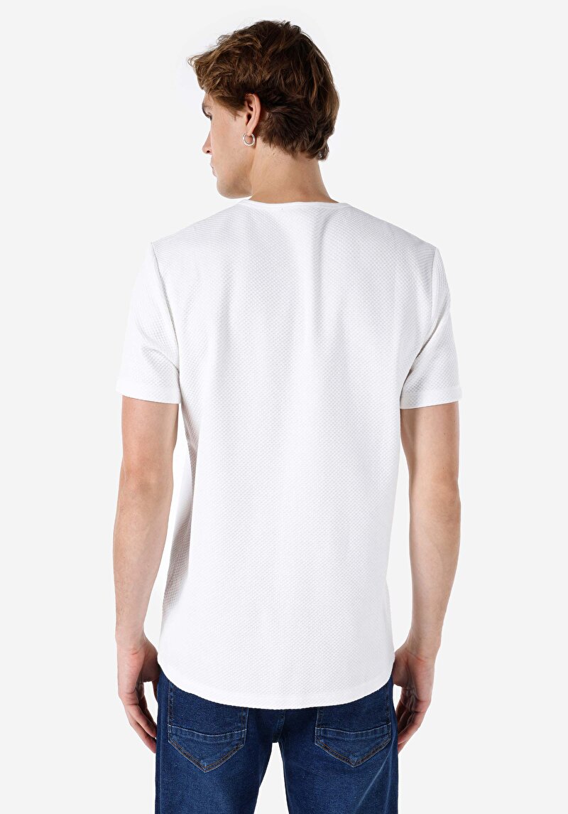 Показати інформацію про Футболка З Коротким Рукавом Чоловіча Біла  Cl1066782