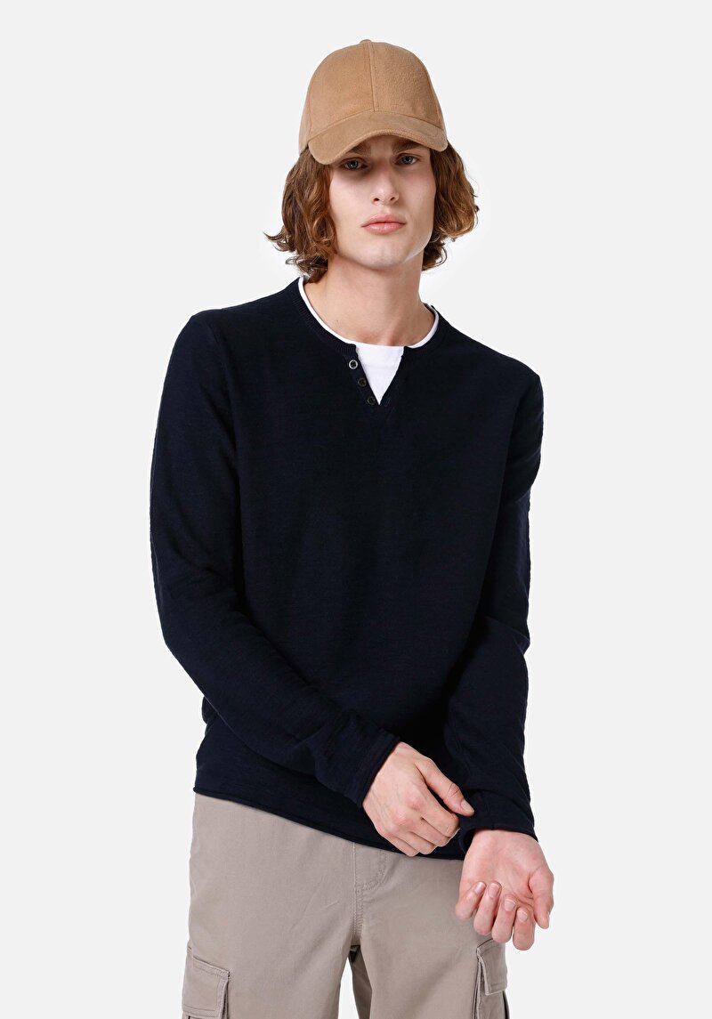 Зображення Светр Чоловічий Синій  Cl1066806