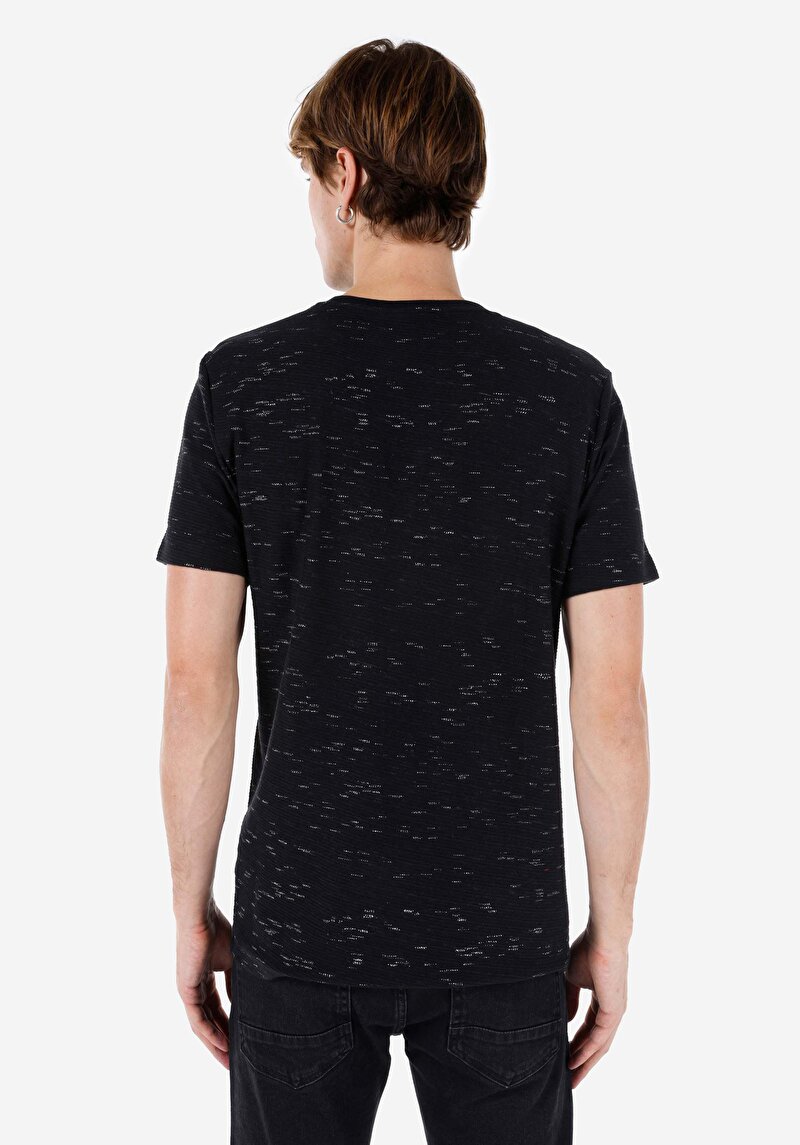 Показати інформацію про Футболка З Коротким Рукавом Чоловіча Чорна  Cl1066824