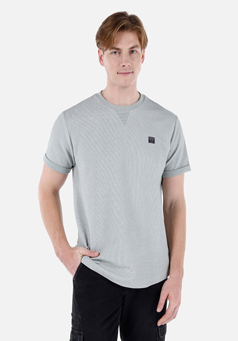 Зображення Футболка З Коротким Рукавом Чоловіча Зелена  Cl1066868