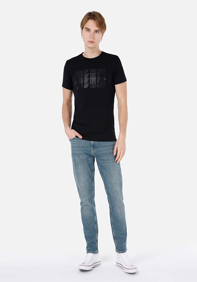 Зображення Футболка З Коротким Рукавом Чоловіча Чорна Cl1067646