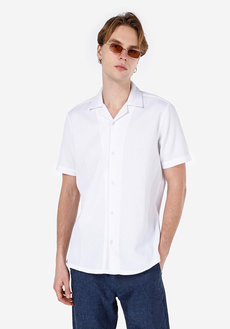 Зображення Сорочка З Коротким Рукавом Чоловіча Біла  Cl1066937