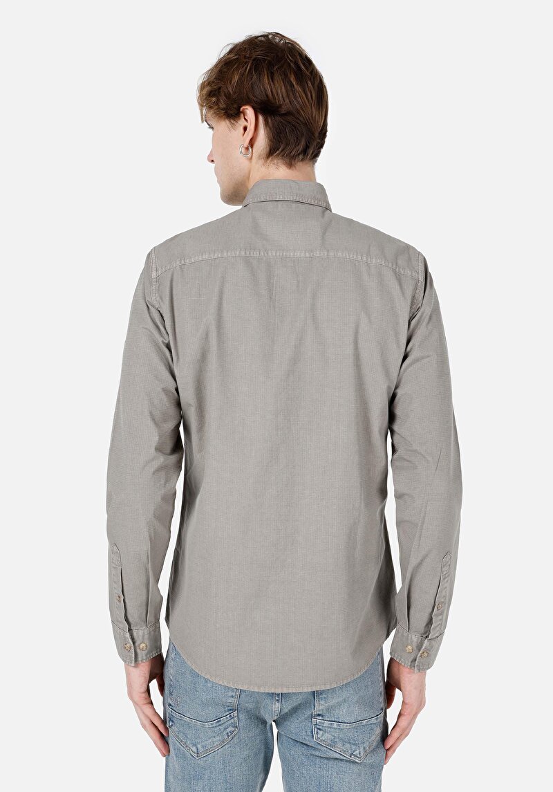 Зображення Сорочка З Довгим Рукавом Чоловіча Зелена Cl1066942