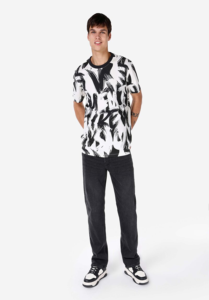 Показати інформацію про Футболка З Коротким Рукавом Чоловіча Біла  Cl1066997