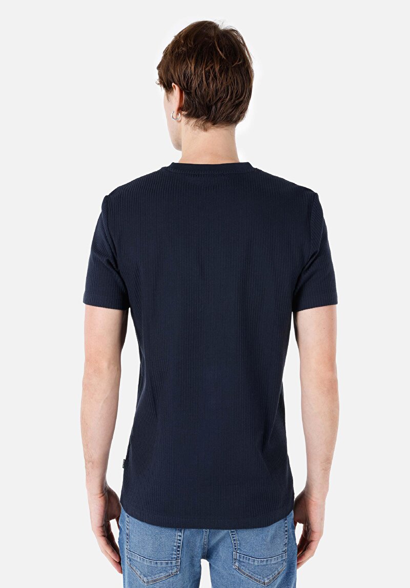 Показати інформацію про Футболка З Коротким Рукавом Чоловіча Синя  Cl1067035