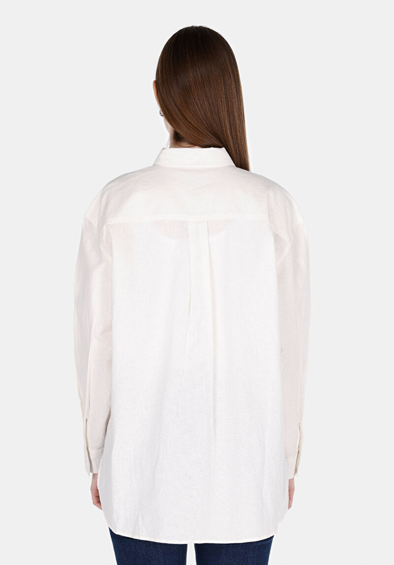 Зображення Сорочка З Довгим Рукавом Жіноча Біла Cl1068538