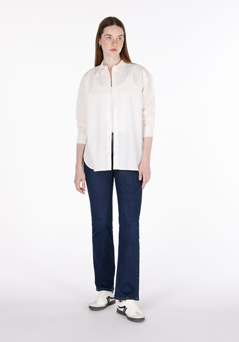 Зображення Сорочка З Довгим Рукавом Жіноча Біла Cl1068538