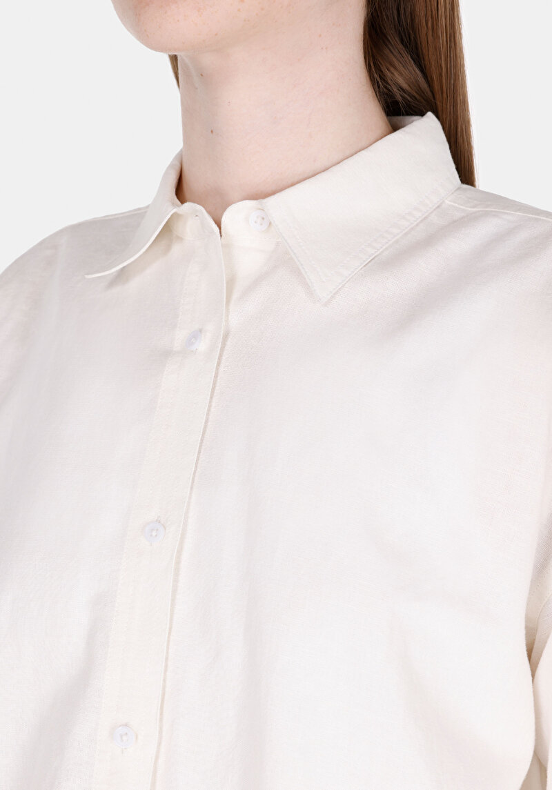 Зображення Сорочка З Довгим Рукавом Жіноча Біла Cl1068538