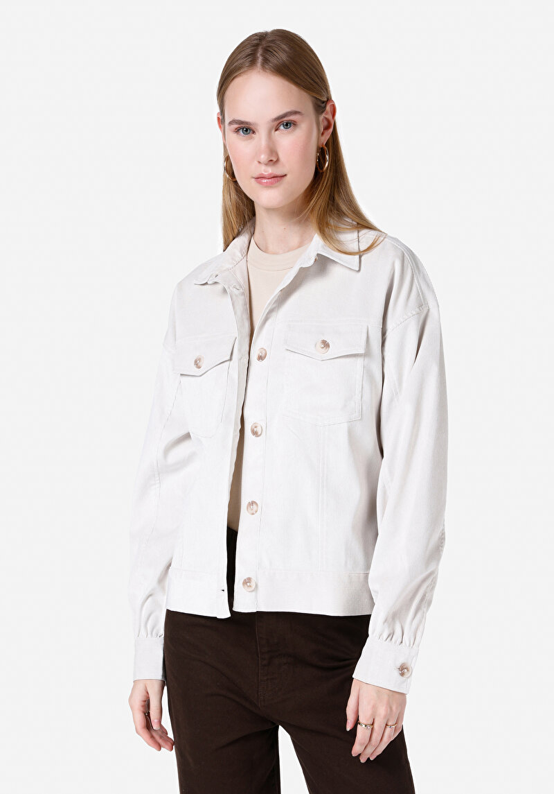 Зображення Сорочка З Довгим Рукавом Жіноча Бежева Cl1067143