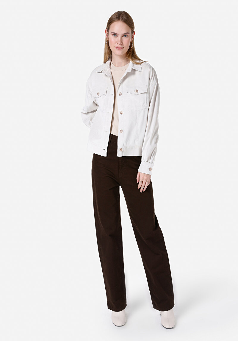 Показати інформацію про Сорочка З Довгим Рукавом Жіноча Бежева  Cl1067143