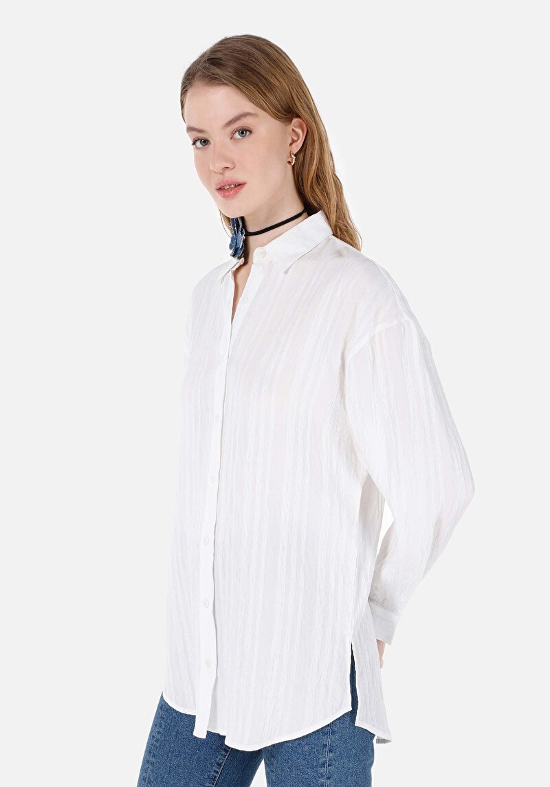 Зображення Сорочка З Довгим Рукавом Жіноча Біла Cl1067333